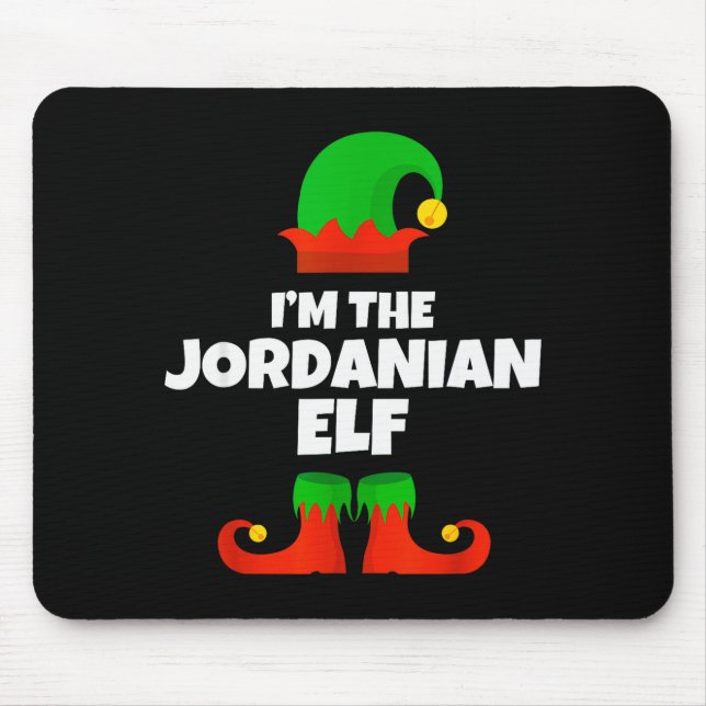I'm The Jordanian Elf Family Pajama Christmas Funn Musmatta (Framsidan)