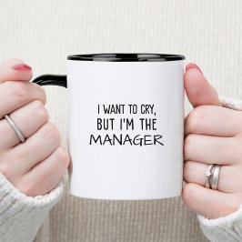 I'm The Manager Funny Office Coworker Humor Mugg
