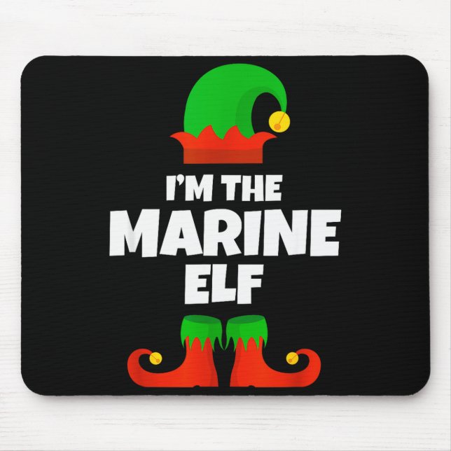 I'm The Marine Elf Family Pajama Christmas Biology Musmatta (Framsidan)