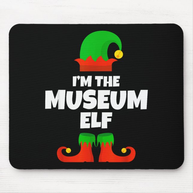 I'm The Museum Elf Family Pajama Christmas Funny  Musmatta (Framsidan)