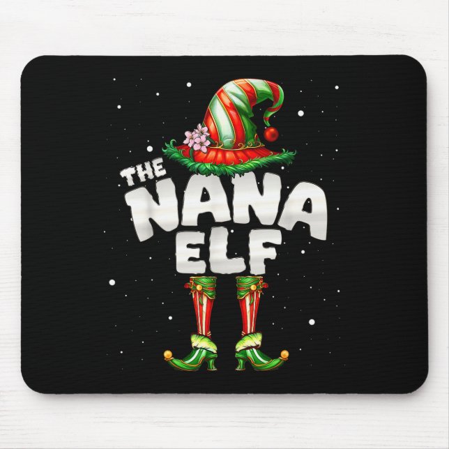 I'm The Nana Elf Family Matching Group Christmas  Musmatta (Framsidan)