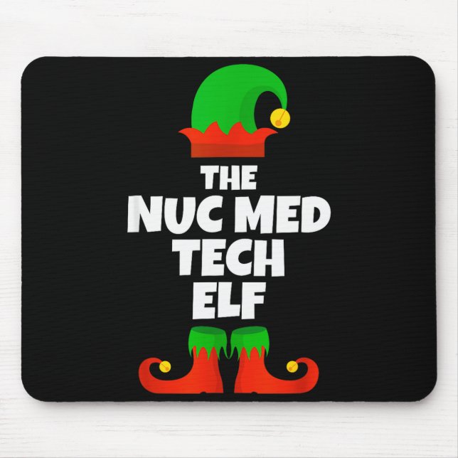 I'm The Nuc Med Tech Elf Family Pajama Christmas F Musmatta (Framsidan)