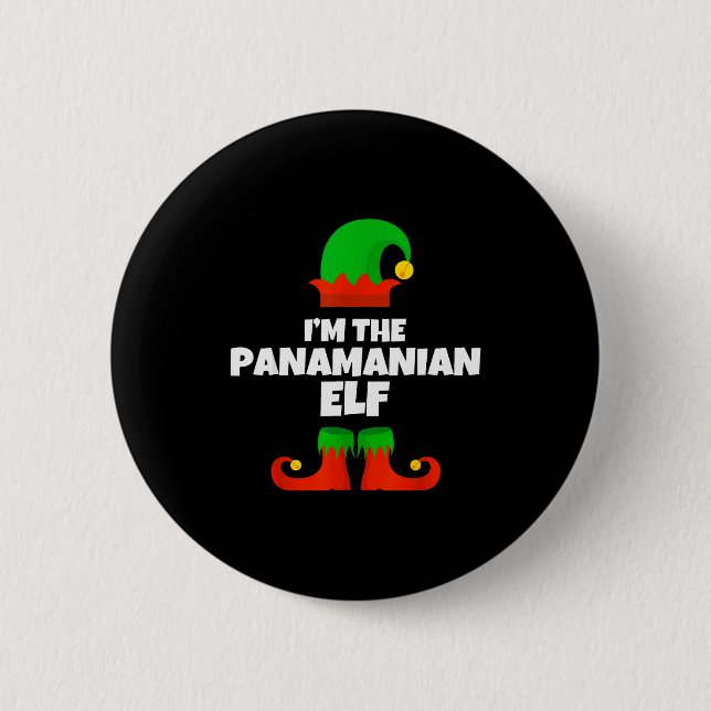 I'm The Panamanian Elf Family Pajama Christmas Fun Knapp (Framsida)