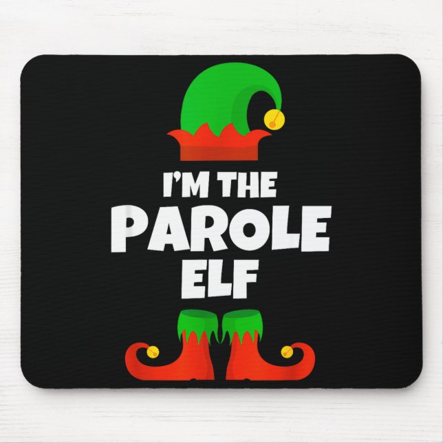 I'm The Parole Elf Family Pajama Christmas Officer Musmatta (Framsidan)