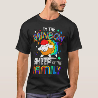 I'm The Rainbow Gay Sheep Of The Family Gay Pride T Shirt