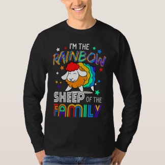 I'm The Rainbow Gay Sheep Of The Family Gay Pride T Shirt