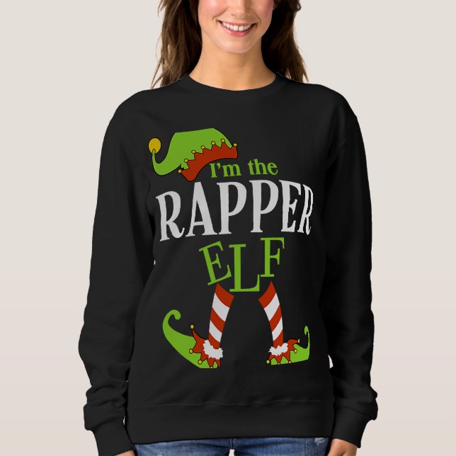 I'm The RAPPER Elf Family Group Matching PJ Christ T Shirt (Framsida)
