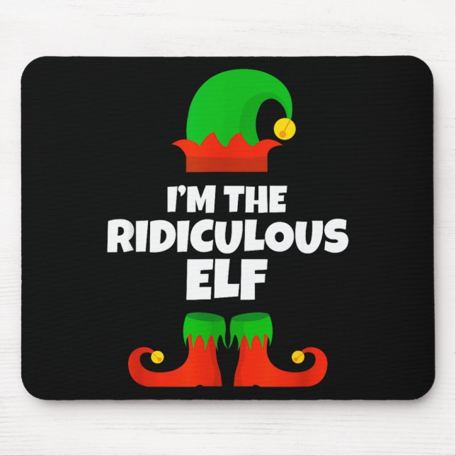 I'm The Ridiculous Elf Family Pajama Christmas Fun Musmatta (Framsidan)