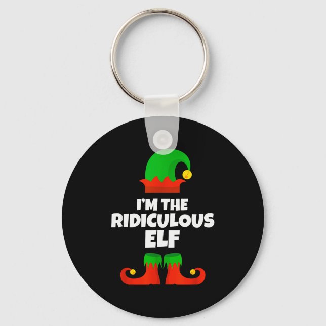 I'm The Ridiculous Elf Family Pajama Christmas Fun Nyckelring (Framsida)