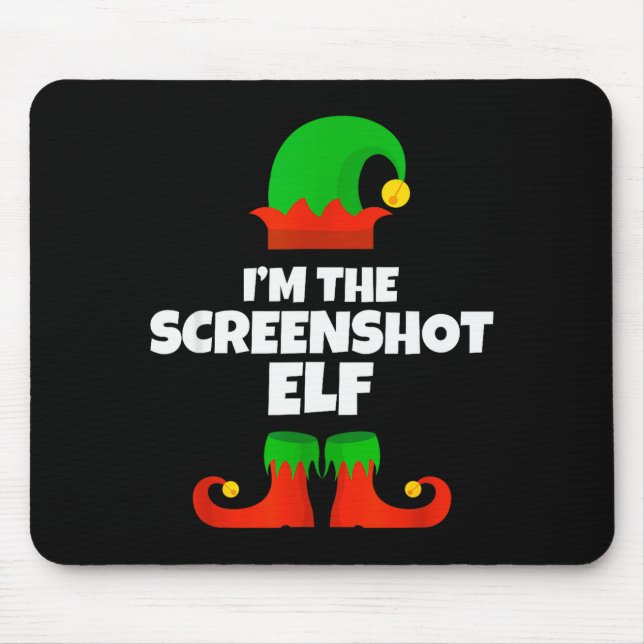 I'm The Screenshot Elf Family Pajama Christmas Fun Musmatta (Framsidan)
