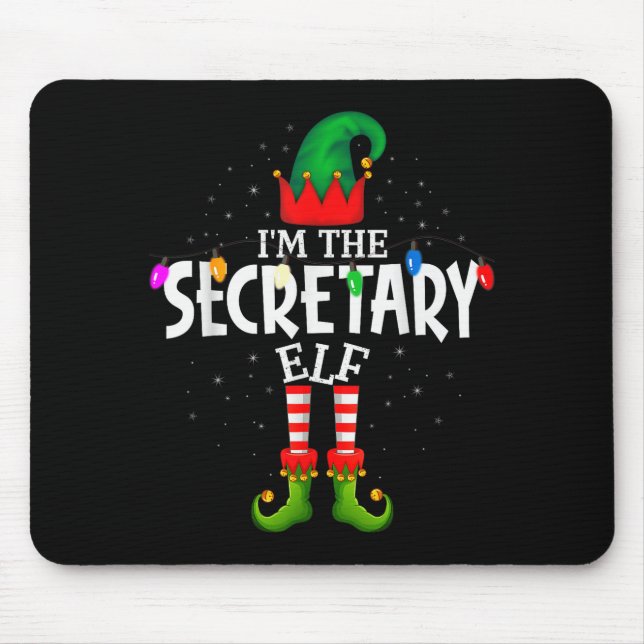 I'm The Secretary Matching Christmas Family  Musmatta (Framsidan)