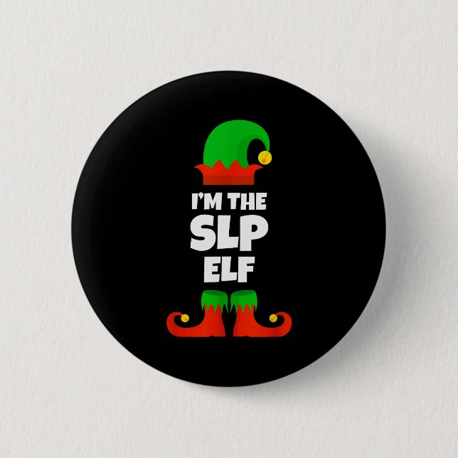 I'm The Slp Elf Family Pajama Christmas Speech Lan Knapp (Framsida)