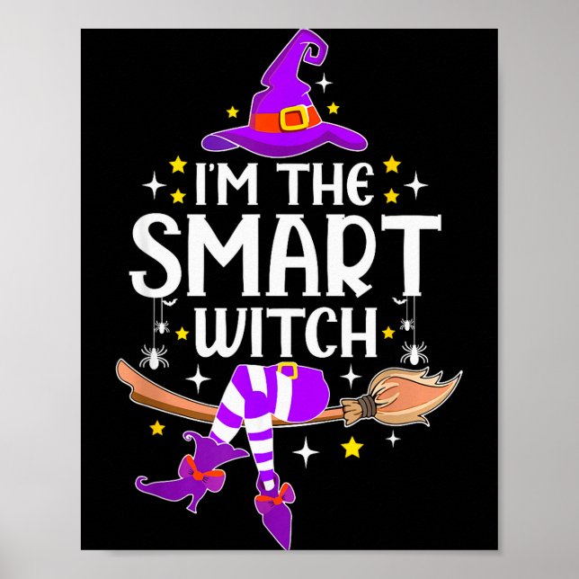 I'm The Smart Witch Halloween Matching Group Costu Poster (Framsidan)