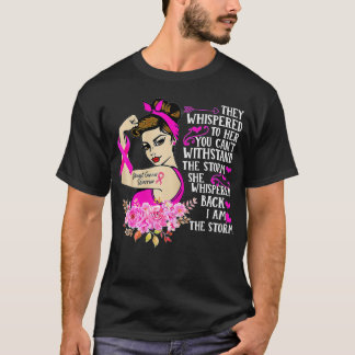 I'm The Storm Strong Women Breast Cancer Warrior P T Shirt