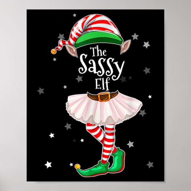 Im The Sy Elf Matching Christmas For Teen Girls Ki Poster (Framsidan)