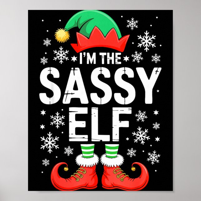I'm The Sy Elf Shirt Family Matching Christmas Cos Poster (Framsidan)