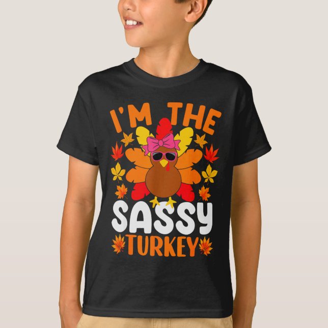 I'm The Sy Turkey Shirt Funny Turkey Thanksgiving  T Shirt (Framsida)