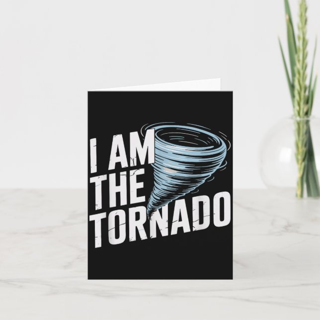 I'm The Tornado Funny Meteorologist Weather Men Ki Kort (Framsida)