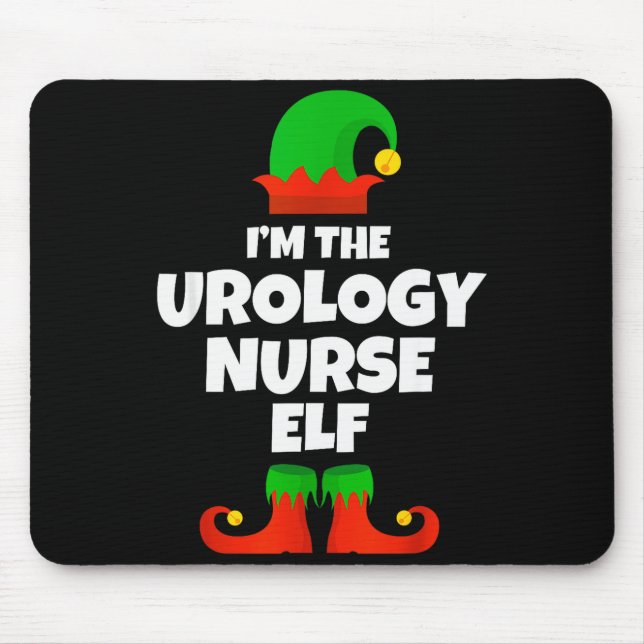 I'm The Urology Nurse Elf Family Pajama Christmas  Musmatta (Framsidan)