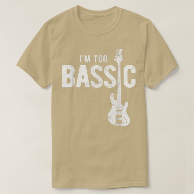 Im till Bassic Guitar Bass Player 1831 T Shirt (Design framsida)