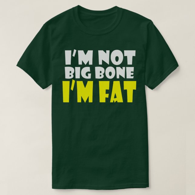 IM-TJOCK STOR OBESE TJOCK OCH STOLT T SHIRT (Design framsida)