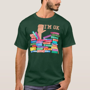 IM tog vild om bokar, bok älskare och bokalkohol T Shirt