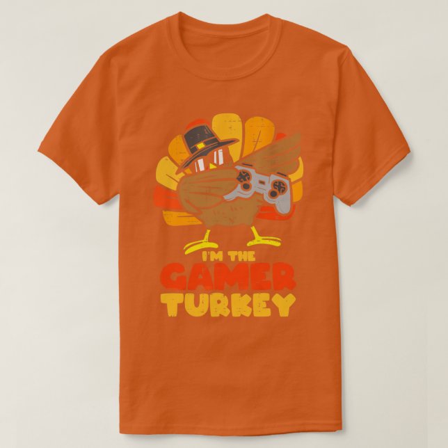IM Turkiet Dabbing Turkey Gaming Controller Tha T Shirt (Design framsida)
