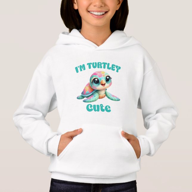 Im Turtley Cute Funny Turtle Art T Shirt (Framsida)