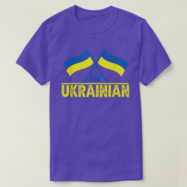 Im Ukrainska Zelensky Ukraina Patriotic Proud Ukra T Shirt (Design framsida)
