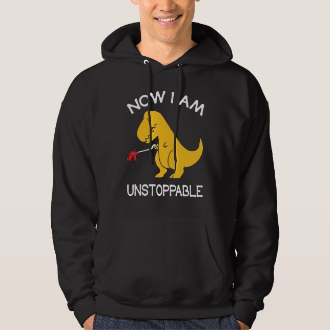I'm Unstoppable Rex 1 Hoodie (Framsida)