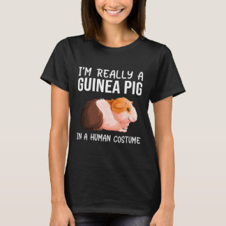 Im Verkligen A Guinea Gris i ett mänskligt T Shirt