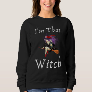 Im Witch Costume Halloween Novelty Graphic Co T Shirt