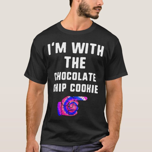 Im with Chocolate Chip Cookie Tie Dye T-shirt (Framsida)