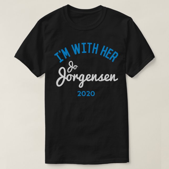 I'm With Her Jo Jorgensen Libertarian for Presiden T Shirt (Design framsida)