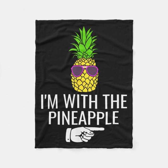 I'm With Ne Shirt Funny Ne Halloween Costume  Fleecefilt (Framsidan)