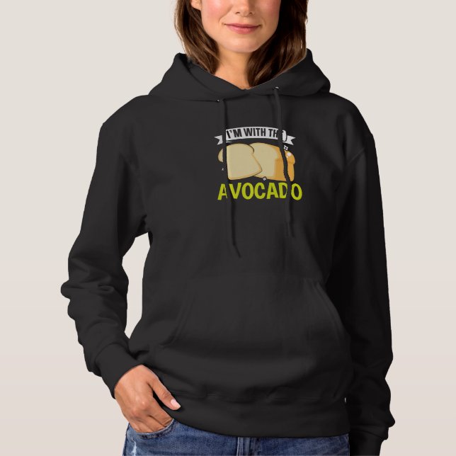 I'm With The Avocado Toast Bread Halloween Matchin T Shirt (Framsida)