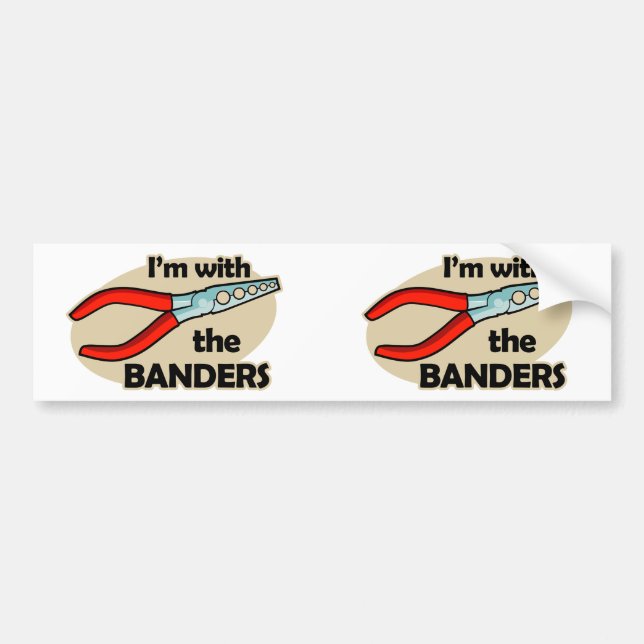 I'm With The Banders Bildekal (Framsidan)