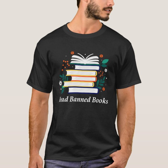 I'm With The Banned  Book Readers I Read Banned Bo T Shirt (Framsida)