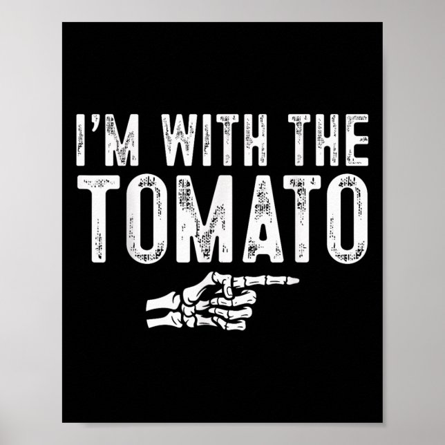 I'm With The Tomato Easy Costume Halloween Couples Poster (Framsidan)