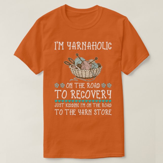 Im YnaholKnitting  T Shirt (Design framsida)