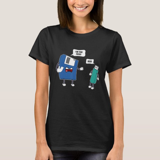 I'm Your Father No Shirt USB Floppy Disk Engineeri T Shirt (Framsida)