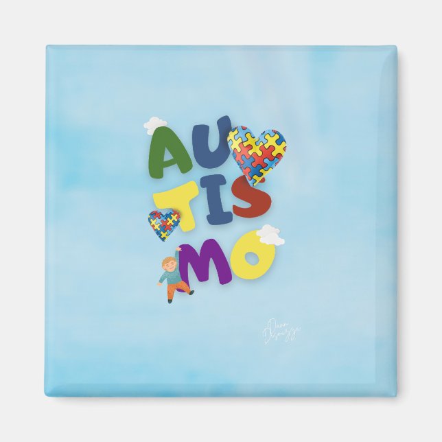 Imã Autismo Magnet (Framsidan)