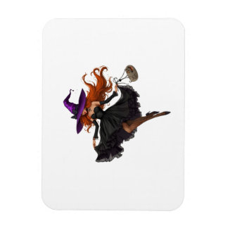 Imã bruxa elegante Halloween Magnet