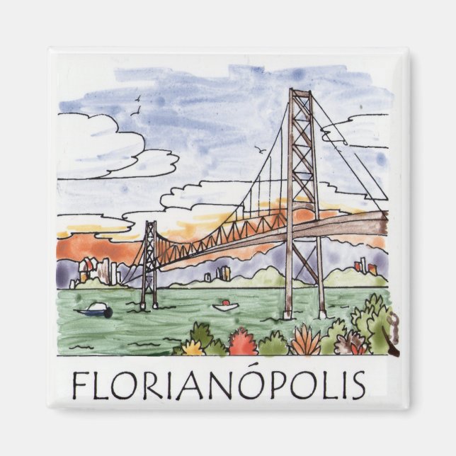 Imã Florianopolis Magnet (Framsidan)
