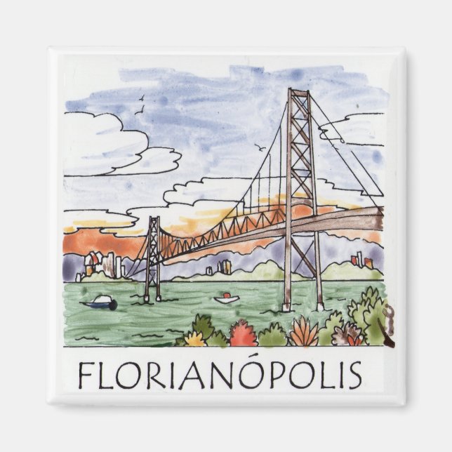 Imã Floripa Magnet (Framsidan)