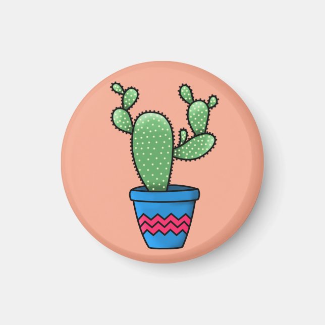 Imã Linha Cactus 2 Magnet (Framsidan)