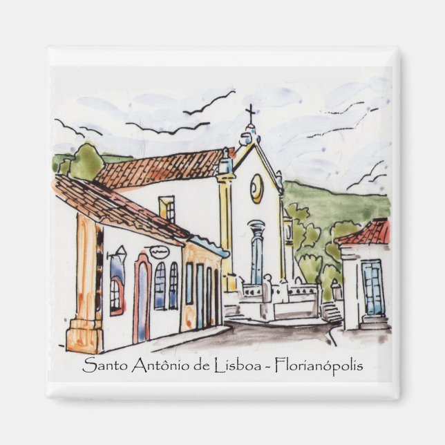 Imã Sto.Antonio de Lisboa Magnet (Framsidan)