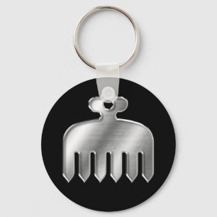 Imagawa Klan Kamon Silver Chrome Nyckelring
