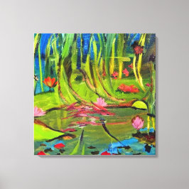 Image : A beautiful lagoon. Canvastryck