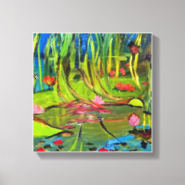 Image : A beautiful lagoon. Canvastryck